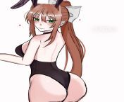 monika welcomes you to the new bunny club from doki doki futa club futa monika accepted you to the club taker pov