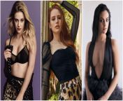 Lili Reinhart, Madelaine Petsch, Camila Mendes... 1. Dirty talk handjob and cum on face 2. She rides you cowgirl until you fill her up 3. You pound her missionary and cum all over her body from talk handjob tell