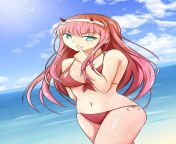 [Fanart][OC] Swimsuit Zero Two!~ from fuck zero two anime xxx sexy
