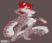 [Fu4A] Who is going to be pounced on and pounded by this snow leopard futa cock?~ from snow leopard