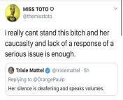 Miss Toto is mad at Trixie. from trixie adisty
