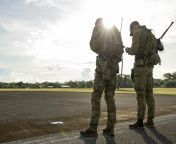 Royal Australian Air Force Combat Controllers from No. 4 Squadron survey the airstrip at Honiara International Airport, Solomon Islands, on the 28th of November, 2021. [4868x3245] from downl local home sex porn 3gp vids of solomon islands honiaraw xxx nikandian teacher xnxxw xxx 鍞筹拷