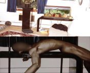 Something that I noticed in one of Dahmers Polaroids. Dahmer used to have his black table in his bedroom, placed infront of his window with his two floor standing lamps just behind. I realised it was his bedroom because his living room has a heater (?) u from devarce his