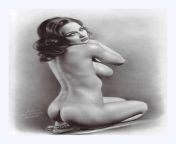 Original Painting Erotik Art Oil dry brush fejale nude Sexy 2024 from erotik