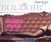 Virtue &amp; Vice presents &#39;the Boudoir&#39; - reinventing the large scale polyamorous party scene in Melbourne. from large vidaxx horedshe ex scene in james bond film
