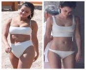 Swimsuit body in white: Selena Gomez vs Emma Watson from selena gomez nude homemade pics 176