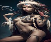 Native American Indian from the TV series, Westworld from indian ullu wed series