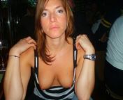 Amazing downblouse nipples. Must have been a dare she doesn&#39;t look to happy from downblouse nipples