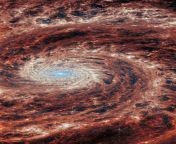 New JWST image shows the grand-design spiral galaxy M51 (Credits: ESA/Webb, NASA &amp; CSA, A. Adamo and the FEAST JWST team) from giavanna adamo