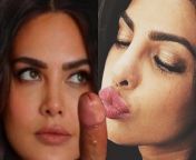 Esha Gupta &amp; Priyanka Chopra together kissing 1 cock from www xxx chopra ask kissing