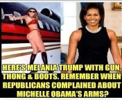 I forget the last of the evangelical pastor who talked about Mrs Obama so bad for showing her arms. Then when Mrs Trump&#39;s nudes and her girl on girl photos together, were considered &#34;Art&#34;?????? from nanga girl photos