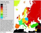 Decriminalization of same-sex sexual activity in Europe from pore mone sex potox sam www europe
