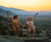 Just a pair of nude hiker gals! from sex blue film roja nude xxx gals
