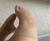 15 Denier nude ankle highs. Worn by my big ?? size 8 feet! from saranya big size mulai nude