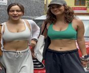 Neha and Aisha Sharma - showing almost everything outside the gym from denver aisha