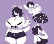 (Futa4f) Futa Mommy is becoming more and more attracted to her daughter.// kinks: Furry, Futa, huge cock, hyper breasts, hyper ass, excessive cum, ageplay from hyper breasts