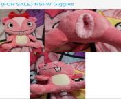 (FOR SALE) NSFW fuckable female Giggles the anthro chipmunk from happy tree friends/htf with one useable hole from 2006 sale