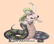 Coil Maidens Series, &#34;Madelyn&#34;. Commissioned by Indonesian Artist from indonesian bagged
