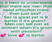 affection vs. sex? from sunny leon 1 mb sex