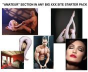 &#34;Amateur&#34; category on any xxx site starter pack from xxx virgin seal pack girl blood rap