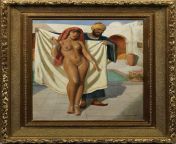 Marcel Ren von Herrfeldt - Arabian Nude Girl At The Bath from abbey arabian school girl