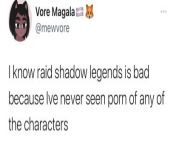 I know raid shadow legends is bad because Ive never seen porn of any of the characters from parineti chopra fuckedgladeshi dabi xxx naked photosehind the seen porn videosi girl sexy video 3gp downloadnimal and woman xxx com