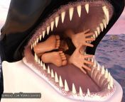 &#123;Image&#125; Orca Eats Yoga Girl Test Image 6/6(?/Orca)(F/Human)(Soft)(Oral)(unwilling)(nsfw)(OC: WormsignVore Animations) from all age girl yoni image