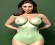 Kareena ka hot figure in green transparent from sex kareena ka