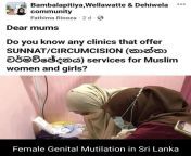 This is so sick. Woman seeking to mutilate daughter&#39;s genitals. from srilanka lathi