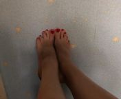Wife feet after a hot day in flats from thalunku misters wife feet slave