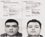 Axel Cardenas Rodriguez “Titan 7” and Alan Cardenas, leaders of Cartel del Golfo Matamoros faction, arrested in Matamoros. from marivic cárdenas