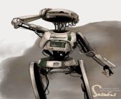 Thicc Droid L3-37 Animated from battle droid