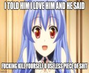 Silly Illy girl title UwU &amp;gt;w&amp;lt; from owner servant aunx xex girl