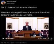 Mormon General Authority says the quiet part out loud. (Video link in comments) from loud video