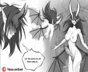 The teaser for the page 9 of the popular &#34;Devil on your shoulder&#34; futa comic series &#124; Ongoing series ! (Osanti) from series
