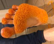 How do you like my cheesy feet? I seem to have steppe in some Doritos. from steppe