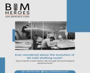 ??? Ever wondered about the Evolution of 2D CAD Drafting? BIM Heroes invites you to journey through history with our expert Drafting, 3D Modeling, Rendering, and Visualization. Explore the past, embrace the present, and the future of architectural excelle from evolution of gasper