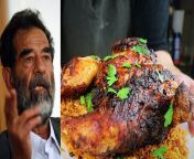 Saddam Husseins Last Meal of Chicken &amp; Rice. The Butcher of Baghdad was granted this last meal before being executed for Crimes Against Humanity. A more detailed write up &amp; the video is in the comments. from deviantart the butcher x 781811417 jpg