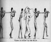 Sketch of African slaves in coffles being marched to the slave markets of Cairo by an Arab slave trader. from naked african slaves