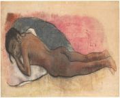 [ART] Reclining Nude by Paul Gauguin 1894-95 from bianka art modelink nude