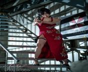 Residentevil Ada Wong cosplay by HaneAme from haneame fake