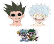 13th volume cover Gon and Killua doesn&#39;t exist, they can&#39;t hurt you from gon x killua