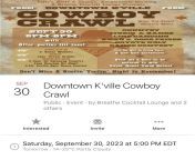 34M 29F [MF4MF/F] Join for Party &amp; Naughty After Party?Downtown Kernersville Bar crawl. **Free Live Music** from india after party