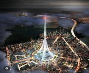 Dubai Creek Tower is a supported observation tower under construction located in Dubai, United Arab Emirates, at a preliminary cost of AED 3.67 billion, and is expected to be completed in 2022 at the earliest. The tower was initially known as The Tower at from cherifer tower