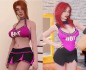 Which HOT&#39;s oufit looks better? I feel like we dont talk enough about the old one, what do you think guys? (and not, i&#39;m not asking how Sage looks better, i&#39;m just talking about the oufits; Sage looks great with everything she wears). from christina sage