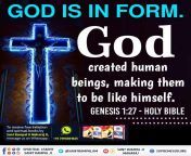 The Creator is in form, He is not formless. He created human beings in His form. Genesis 1: 27 - So God created human beings, making them to be like himself. He created them male and female. To watch videos, please visit our Youtube Channel : https://yout from god and human xxx