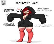 Short stack gf 10/10. Ngl the hoodie part is by far the hottest thing on here. from fuking by boobs