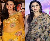 Preity Zinta Vs Kajol... Whom Will You Choose?? from preity zinta xxx vs sex old