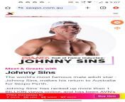 Johnny sins coming to Perth for sexpo from johnny sins penis