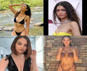 Disney Stars vs Nickelodeon Stars, Victoria Justice,Zendaya,Selena Gomez and Maddison Pettis,who do you think is hotter and if you had been part of her TV show what would you have done to her? from 60s tv stars nude